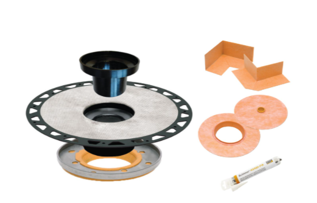 Schluter Kerdi-Drain-A 5-1/4&quot; ADAPTOR KIT ABS
