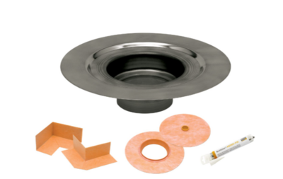 Schluter®-KERDI-DRAIN-Stainless Steel Flanges With Vertical Outlet 2