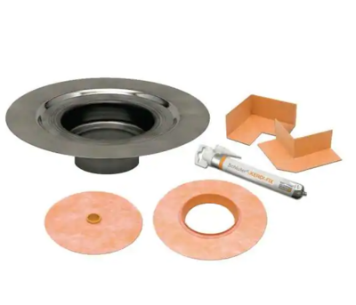 Schluter®-KERDI-DRAIN- Stainless Steel Flanges With Vertical Outlet 3