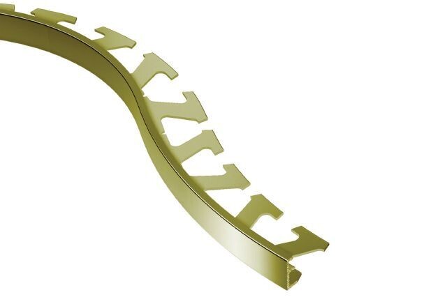 Schiene-Radius-Solid Brass M