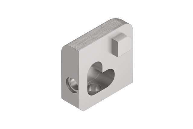 Jolly - Brushed Chrome Anodized Aluminum Outside Corner ACGB