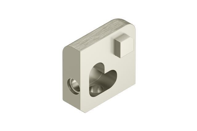 Jolly - Brushed Nickel Anodized Aluminum Outside Corner ATGB