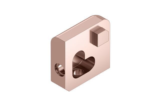 Jolly - Polished Copper Anodized Aluminum Outside Corner AKG