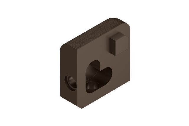 Jolly - Brushed Antique Bronze Anodized Aluminum Outside Corner ABGB