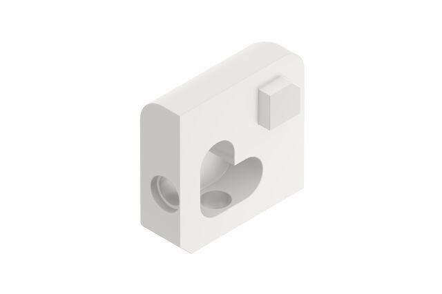 Jolly - Matte White Textured Color-Coated Aluminum Outside Corner MBW