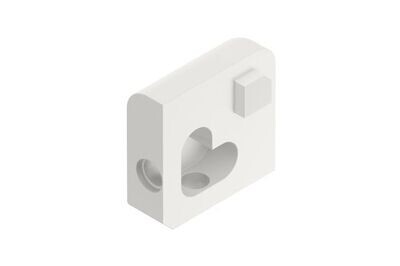 Jolly - Matte White Textured Color-Coated Aluminum Outside Corner MBW