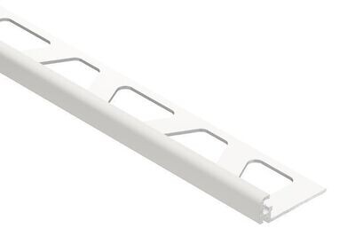 Jolly - Matte White Textured Color-Coated Aluminum MBW, Height: 6mm - 1/4&quot;