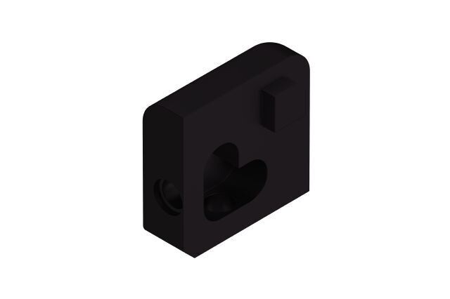 Jolly - Black Brown Color-Coated Aluminum Outside Corner SB, Height: 6mm - 1/4&quot;