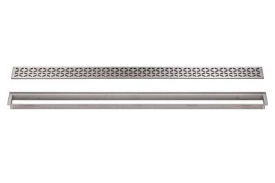 Grate Assembly Floral Brushed Stainless Steel