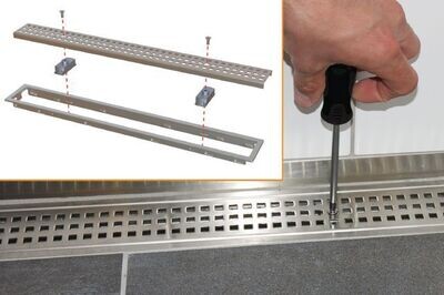 Square Grate with Locking Mechanism