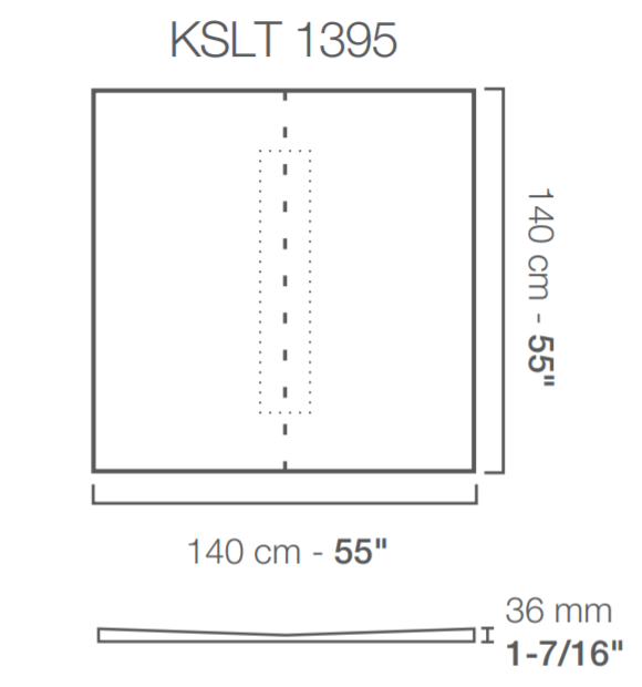 Kerdi-Shower Tray with center linear drain placement
