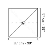 Kerdi-Shower Thin tray - 38x38