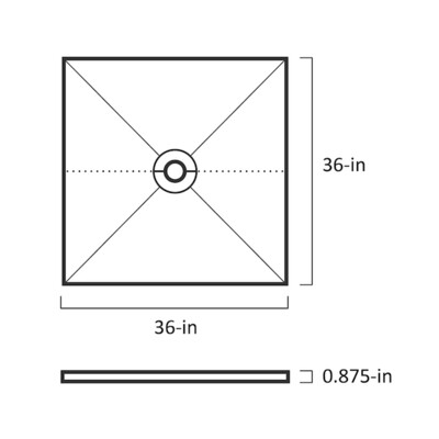 Kerdi-Shower Thin tray - 36x36