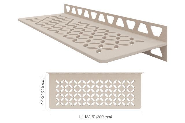 Schluter FLORAL SHELF-W  Cream (TSC)