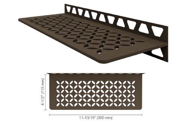 Schluter FLORAL SHELF-W  Bronze (TSOB)