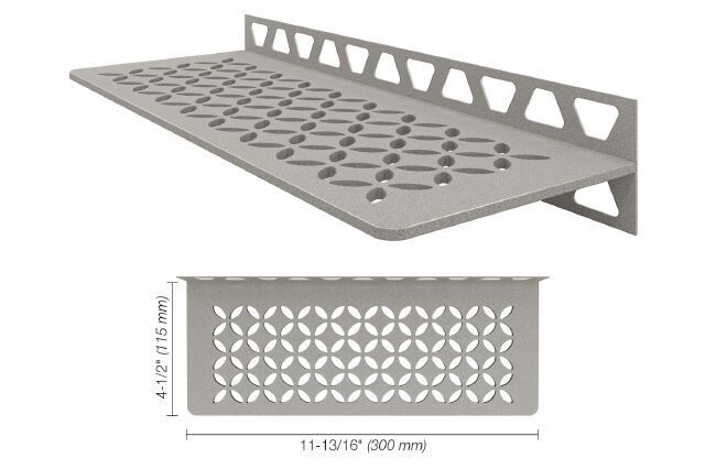 Schluter FLORAL SHELF-W  Stone Grey (TSSG)