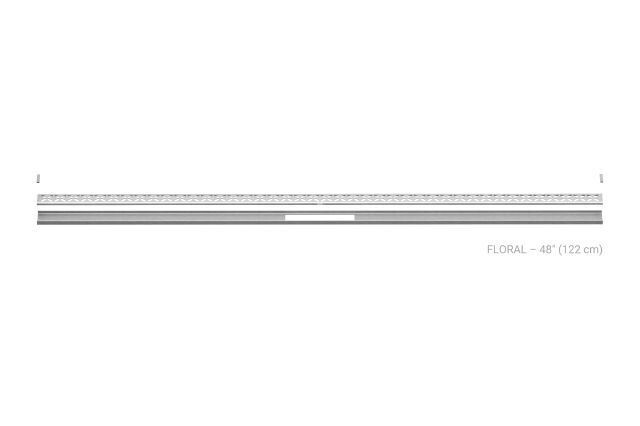 Schluter® KERDI LINE VARIO FLORAL, Length: 48&quot; (122cm)