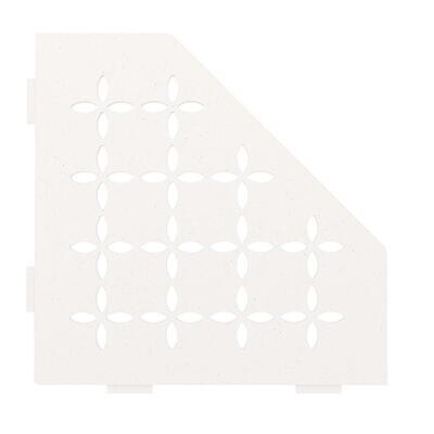 Schluter Floral Shelf-E Matte White (MBW)