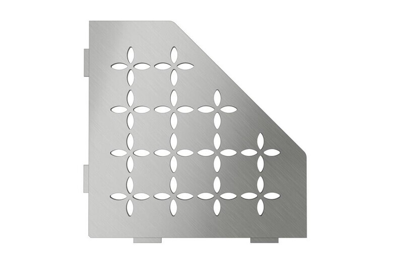 Schluter Floral Shelf-E Brushed Stainless Steel (EB)