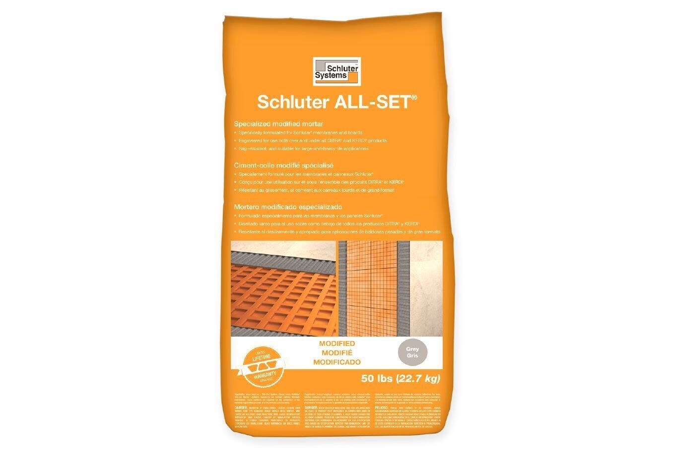 Schluter ALL-SET Specialized Modified Mortar (Grey)