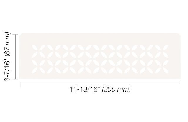 Schluter FLORAL Shelf-N Matte White (MBW)