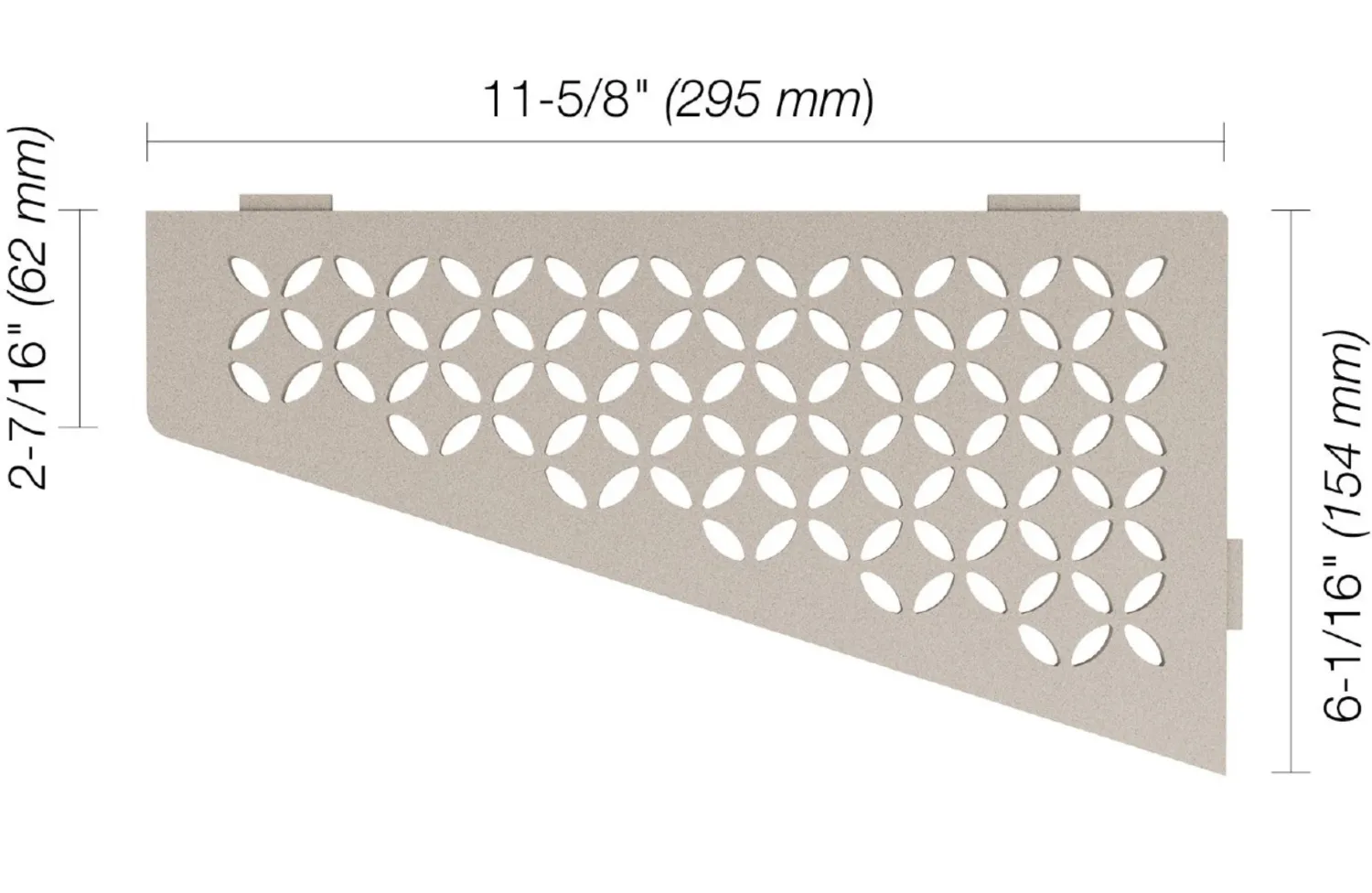 Schluter FLORAL Shelf-E Greige (TSBG)