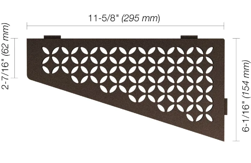 Schluter FLORAL Shelf-E Bronze (TSOB)