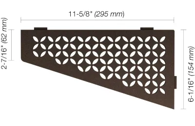 Schluter FLORAL Shelf-E Bronze (TSOB)