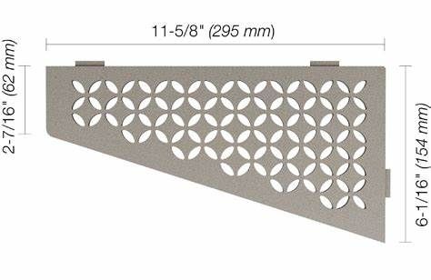 Schluter FLORAL Shelf-E Stone Grey (TSSG)