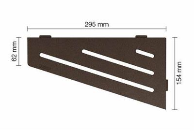 Schluter WAVE Shelf-E Bronze (TSOB)