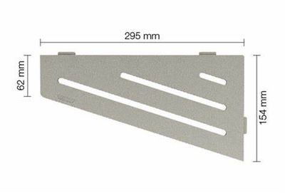 Schluter WAVE Shelf-E Stone Grey (TSSG)