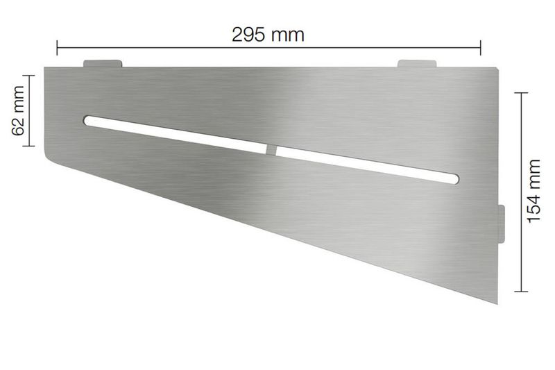 Schluter PURE Shelf-E Brushed Stainless Steel (EB)