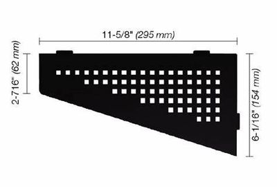 Schluter SQUARE Shelf-E Matte Black (MGS)