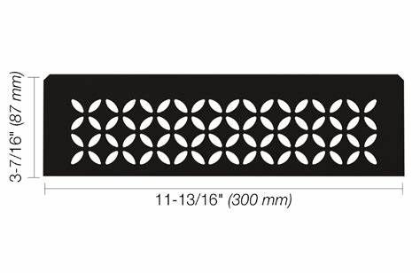 Schluter FLORAL Shelf-N Matte Black (MGS)