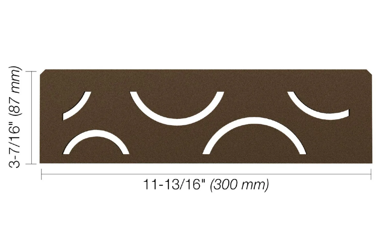 Schluter CURVE Shelf-N Bronze (TSOB)