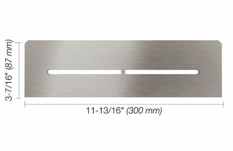 Schluter PURE Shelf-N Brushed Stainless Steel (EB)