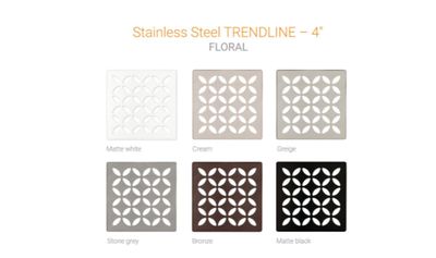 Kerdi-Drain-Style TRENDLINE - FLORAL