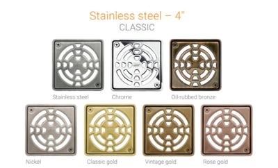 Kerdi-Drain Stainless Steel - CLASSIC