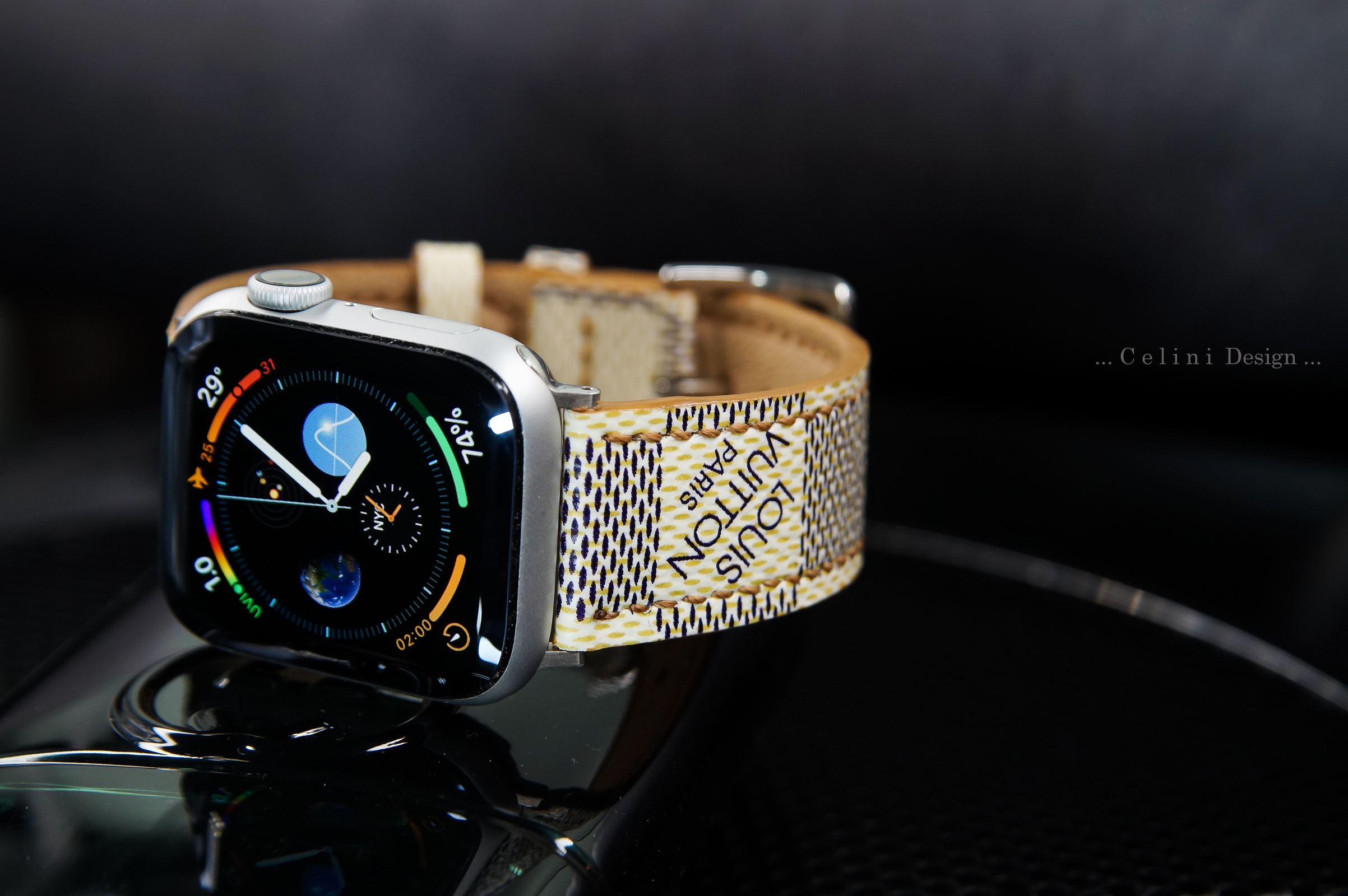 LV Damier Azur Apple Watch Band — Frostytch