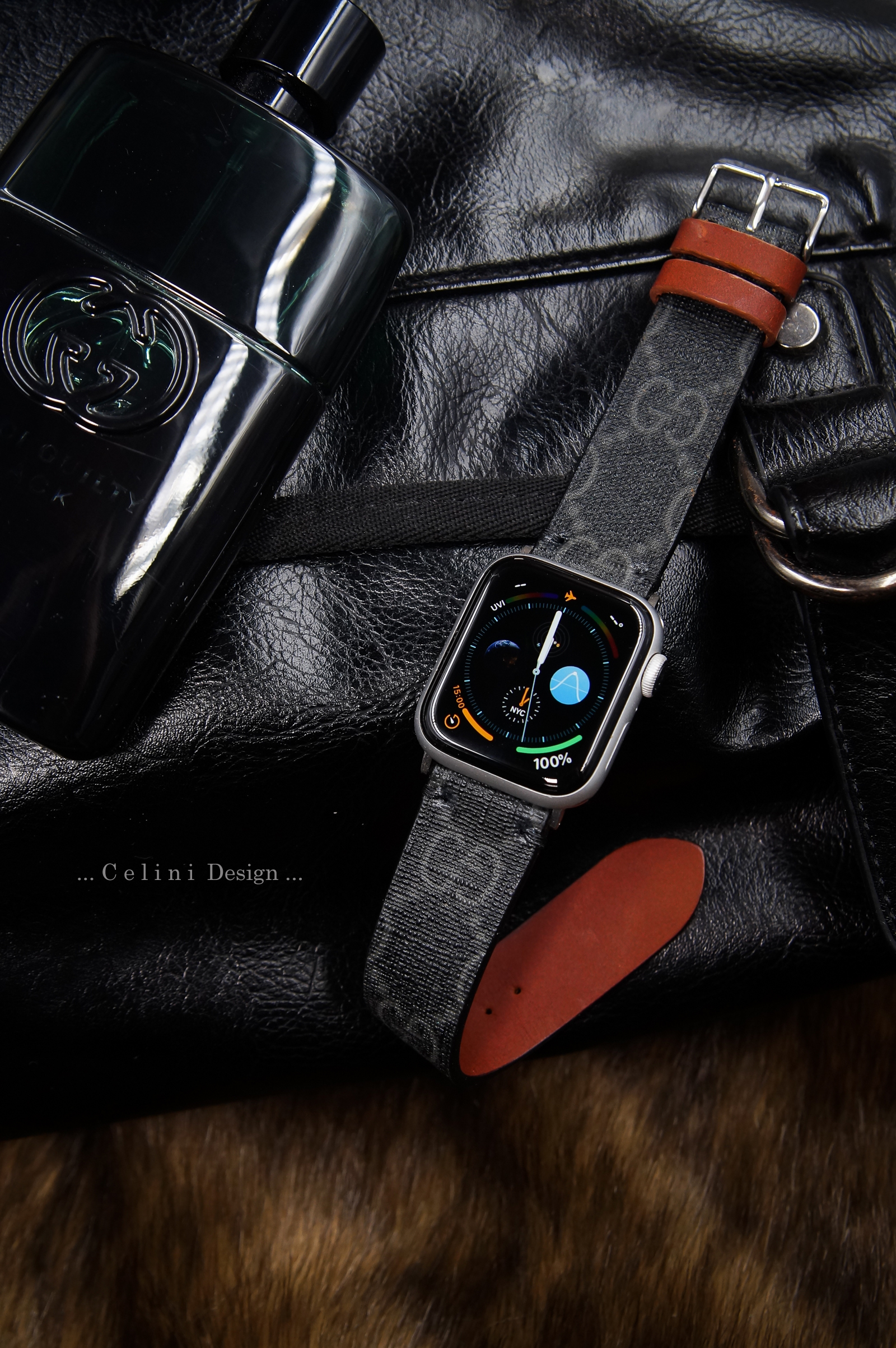 Upcycled Gucci Apple Watch Bands - State & 3rd
