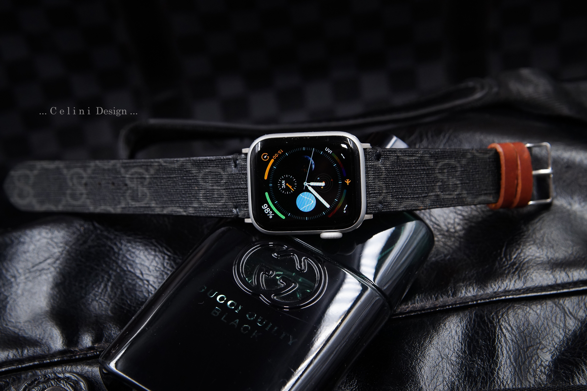 Upcycled Gucci Apple Watch Band