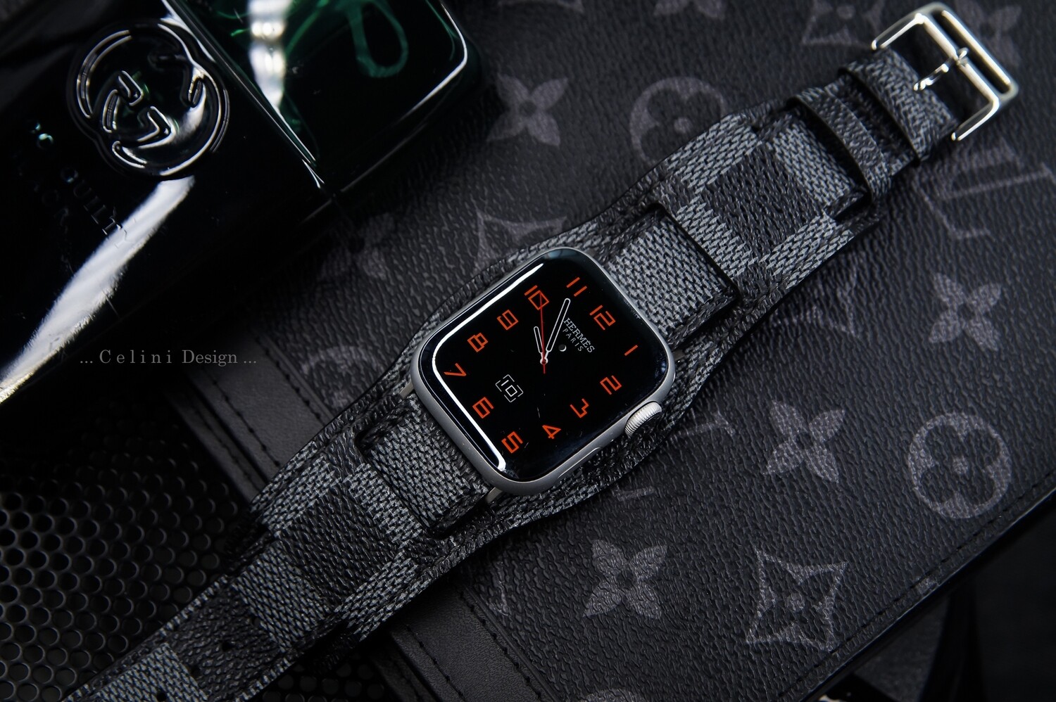 Apple Watch Series 4 Band, Cuff Style Apple Watch 40mm Band 44mm Band, LV  Apple Watch Band Louis Vuitton iwatch Band LV