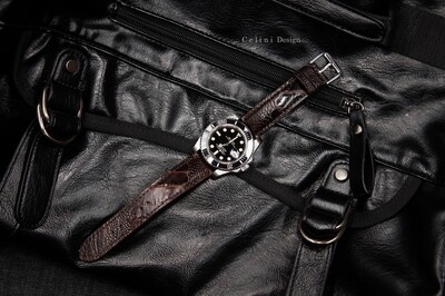Premium Ostrich Leather Watch Strap