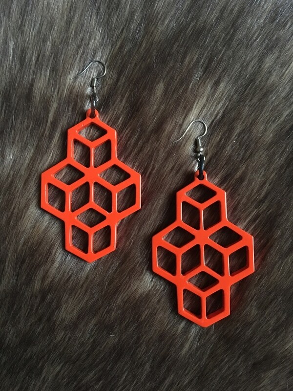 Handmade Women Buffalo Horn Earring
