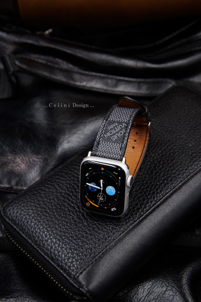White LV Apple Watch Band – ENVIE Designs
