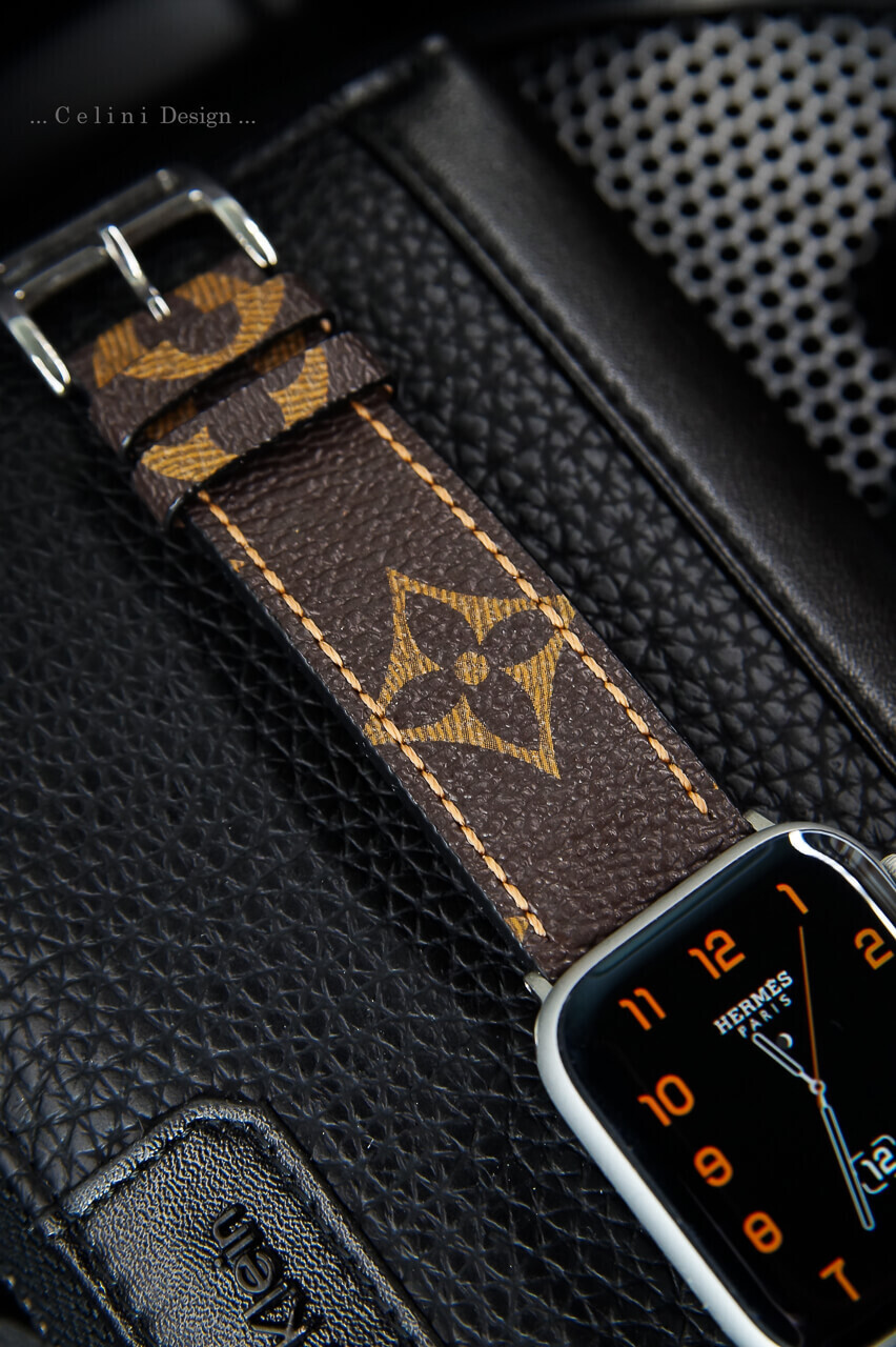 Custom Made Louis Vuitton Apple Watch Band