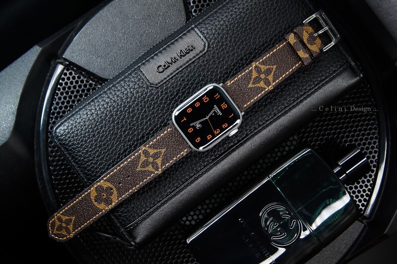 Custom Made Louis Vuitton Apple Watch Band