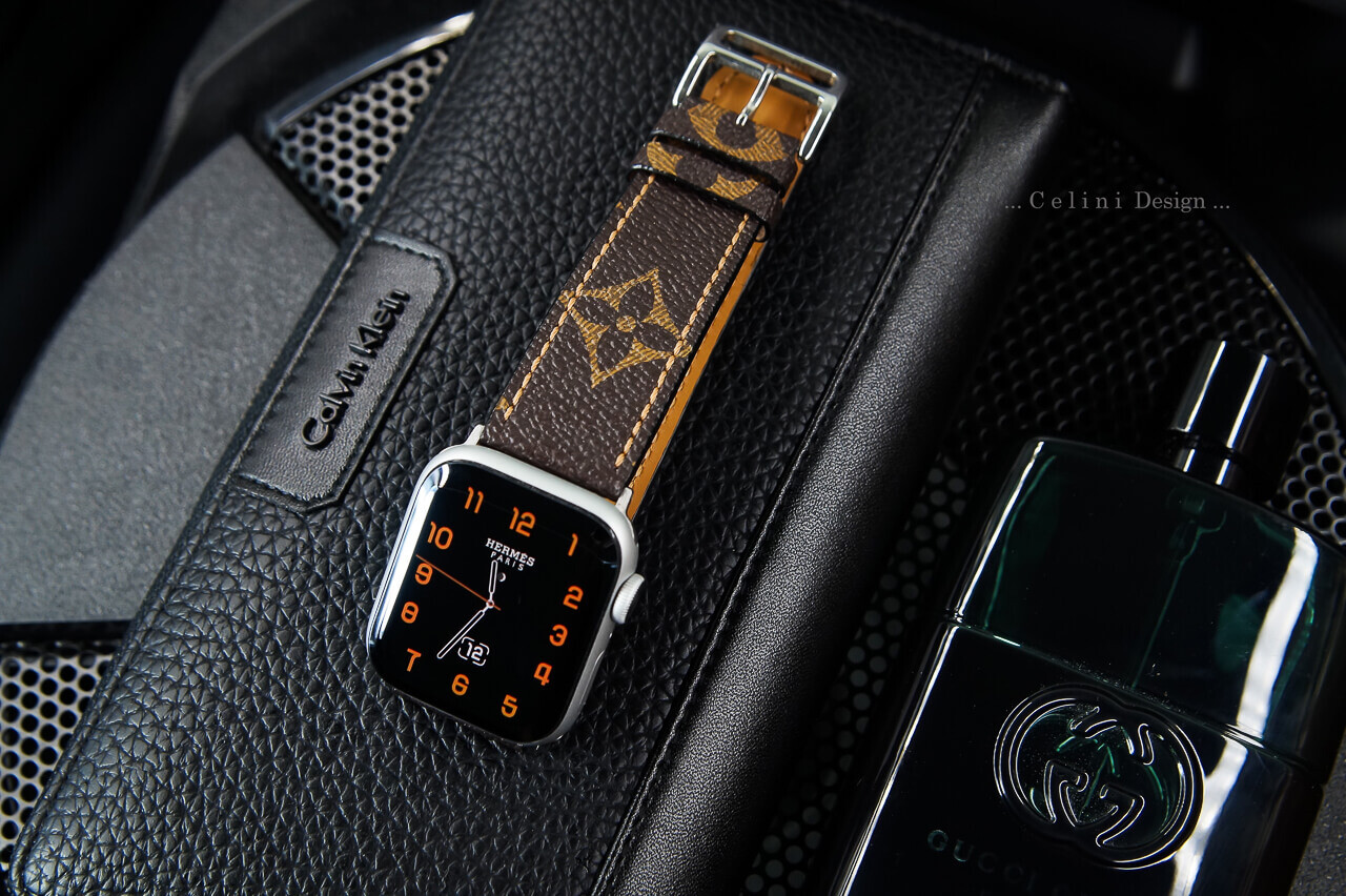 Custom Made Louis Vuitton Apple Watch Band