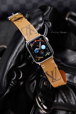 Louis Vuitton Gold Monogram Apple Watch Band