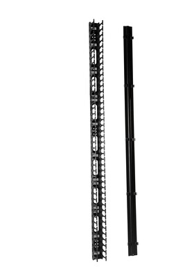 Organizador vertical de 42U con dos filas de espigas en T